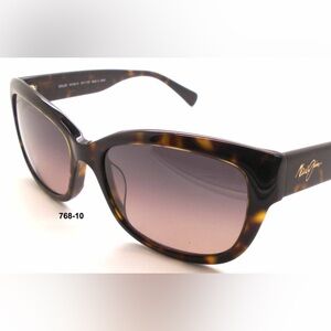 NEW Maui Jim 😎 Tortoise Frame Plumeria Polorized Rose 🌹Sunglasses $329